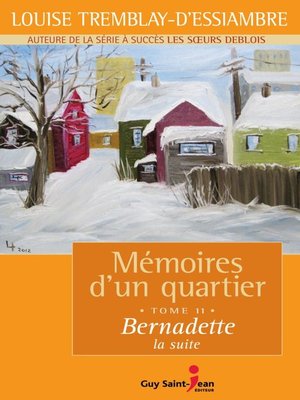 cover image of Bernadette, la suite